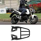 Tefola Motorrad-Gepäckträger Hinten, Beifahrer-Aufbewahrungsträger, Halterung, Schwarzes Abnehmbares Regal, Ersatz Für Grom MSX125