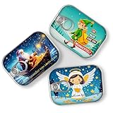 3er MIX Geldgeschenk Verpackung Weihnachten Sardinendose Geld Geschenkverpackung oder Geldgutschein Nikolaus, X-Mas, Wichteln | inkl Aufkleber für individuelle Botschaft | made by Schöne Güter