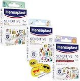 Hansa plast KiDS 3er-Bundle - 20er Strips + 10er XL Wundverband + 1m x 6cm (zuschneidbares Pflaster) + gratis ManyMore Radierer