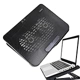 Laptop-Ständer – Kühlkissen | Laptop-Kühlventilator | Laptop-Kühlpad | Kühlständer für Laptop Leiser Laptop-Ständer mit Lüfter Stabiler Laptop-Kühlständer Verstellbarer Laptop-Kühlhalter