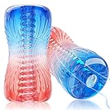 Realistischer Masturbator Sex Spielzeug Masturbieren für die Männer solo, Taschenmuschi Mann Silikon Pocket Pussy Masturbatoren Sexspielzeug Blowjob Realistisch mit 3D Vagina Echt Gummi Muschi Toy