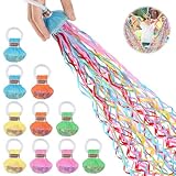 10 Stück Luftschlangen Geburtstag, Luftschlangen Hochzeit, Werfen Luftschlangen Kanone, Luftschlangen Bomben, Konfetti Luftschlangen für Party Aufführungen Fotografie