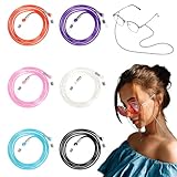 Brillenband 6 Stück Brillenkette Damen Bunt Brillenband Damen Verstellbar Brillenbänder Sonnenbrillen Band Sonnenbrillen Kette Brillen Schnur Brillenketten Sport Brillenband für Damen und Herren