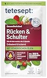 tetesept Meeressalz Rücken & Schulter – Gesundheitsbad für Entspannung & Lockerung mit 6 ätherischen Ölen – Wohltuender Badezusatz mit natürlichem Meeressalz – 10 x 80 g