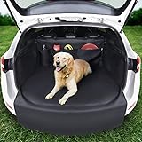 Kofferraumschutz Hund mit Seitenschutz - Innovative Organizer Funktion - Universal Auto Kofferraum Hundedecke - Robuste Schutzmatte für Hunde (192 x 105 x 36)