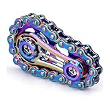 Kette Getriebe Fidget Spinner für Stress Relief & Angstlinderung Metall Kettenrad Fidget Spielzeug 2 Gänge Spin Fingerspitzen Kreisel, Kinetic Schreibtisch Toy für Kinder & Erwachsene