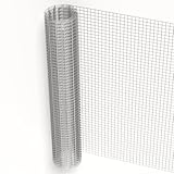 Wiltec Maschendrahtzaun 1x5 m 100 cm hoch 0,75 mm stark 19x19 mm Maschengröße, Volierendraht 4-Eck aus Stahl verzinkt, Drahtgitter, Vogeldraht