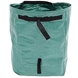 Milisten Halbrunder Gartensäcke Laubsammler Gallonen Robust mit Kehrkante Wiederverwendbar für Gartenabfälle Laub und Grasschnitt Praktische Schaufelform für Einfache Reinigung