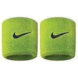 Nike Unisex-Youth Swoosh Gelenkband, Atomic Green/Black, OSFM