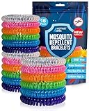 Active Era Mückenschutz Armband (18 Stk), Mückenabwehr Outdoor, Camping - Mückenarmband für Kinder & Erwachsene - Natürlicher Anti Mücken Schutz, Wasserfest, 10 Tage Schutz, 100% DEET frei - Bunt