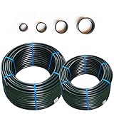 PE Rohr 16mm 50m PN6 (6 Bar) für Bewässerung – PE Wasserleitung für Gartenbewässerung, Beregnungssystem. Verlegerohr für Tropfbewässerung PE Schlauch für Bewässerungssystem unterirdisch & oberirdisch