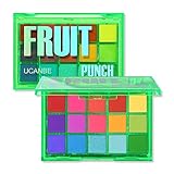UCANBE Bunte Lidschatten Palette 15 Farben - Eyeshadow Palette Matt Schimmernde Bold Personality Bright - Make Up Palette Multi Colour Hohe Farbwiedergabe, Wasserdicht, Langlebig (Fruit Punch)