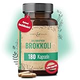 Brokkoli Kapseln - 180 Sulforaphan Kapseln Hochdosiert - Vegan - Ohne Füllstoffe - Abgefüllt In Deutschland - Aus Brokkoli Extrakt - Sulphoraphan Broccoli Extract