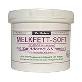 3 Dosen / Tiegel Melkfett Soft mit Sanddornöl und Vitamin E von Dr. Sachers
