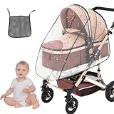 Kinderwagen Regenschutz,Buggy Regenschutz,Universal Regenhülle für Kinderwagen,mit Kinderwagentasche,Universal Komfort Regenschutz,Wasserdicht und Langlebig,Geeignet für die Meisten Kinderwagen