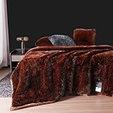 Premium Felldecke Aus Webpelz Kuscheldecke Flauschig Decke Fleecedecke,Imitation Fuchsdecke Webpelz Wurf, 6Kg Kunstleder-Decke, Decke Couch Blanket, Wohn-Kuscheldecken,E,200 * 230cm