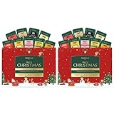 VAHDAM, Frohe Weihnachten - Tee Geschenkset (9 Teebeutel Einzeln Verpackt, Set aus 2) Limited Edition | Glutenfrei | Wintertee Geschenkset 2024 | Weihnachtsgeschenke Für Frauen und Männer 2024