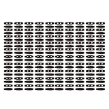 OVAQUIXI 200pcs Dunkler Kaffee Holzschaltknöpfe 2 -Loch für Kleidungsreparatur DIY -Kunsthandwerk 30 Mm für Kleidungszubehör