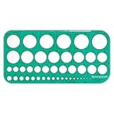 Linex Kreisschablone, 260 x 130 mm, 100414311, Grün