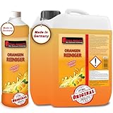 Orangenreiniger | Konzentrat | intensiver Orangenduft | Reinigungsmittel - Universalreiniger | 5 Liter + 1 Liter