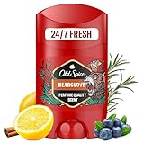 Old Spice Bearglove Deostick für Männer50 ml, 24/7 Frisch bei täglicher Anwendung, langanhaltender Duft in Parfumqualität, Schutz vor Gerüchen, 0Prozent Aluminiumsalze, unsichtbar auf Schwarz und Weiß