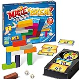 Ravensburger 26750 - Make 'n' Break - Gesellschaftsspiel für die ganze Familie mit Bausteinen, Spiel für Erwachsene und Kinder ab 8 Jahren, für 2-5 Spieler - mit 160 neuen Aufgaben