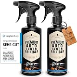 Cockpitreiniger für Cockpitpflege - Premium Auto Innenreiniger für Kunststoff, Polster, Leder, Innenraum, Armaturenbrett, Cockpitspray mit Matteffect von URBAN Forest (2 x 500ml)