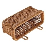 CHICAMPERA Hängekorb Zur Aufbewahrung Von Ingwer Und Knoblauch Hängender Gewebter Wandkorb Organizer Für Ingwer Und Knoblauch Kleiner Wandkorb Hängender Obstkorb Hängender Gewebter