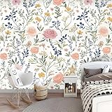 Fototapete Blumen Rosen Pflanzen Rosa Lila 400 X 280 Cm(Wxh) Vliestapeten Mit Geruch Freiheit Wandposter Wandkunst Einfach Zu Installieren Für Wohnzimmer Schlafzimmer Treppe Flur