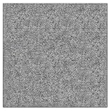 Selbstklebende Teppichfliesen, rutschfest, wasserdicht, grau, quadratisch, 30,5 x 30,5 cm, für Schlafzimmer, Balkon, Büro, 10 Stück