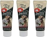 Tubi Dog Delikatess Leberwurst | 3er Pack | 3 x 75 g | Leckerli für Hunde | Ohne Geschmacksverstärker, Konservierungs- oder Farbstoffe | In der praktischen Soft-Touch-Tube