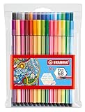 STABILO - Premium-Filzstift - Pen 68-30er Pack - mit verschiedenen Farben inkl. 6 Neonfarben