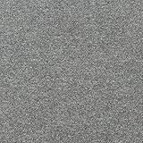 FLOORDIREKT - Teppichfliesen selbstliegend für Büro & Gewerbe - Fliesen Teppiche je 50x50 cm - robuster Teppichboden - Bodenfliesen mit antirutsch Vinyl Rücken (Amora Grau, 50x50)
