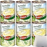 Erasco Kartoffel Cremesuppe 6er Pack (6x390ml) + usy Block
