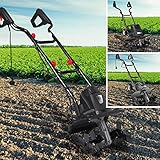 BRAST® Motorhacke Gartenfräse Elektro | 1200-1500 Watt | 36-45cm Arbeitsbreite | 3 Modelle | Schutzblech Antiblockierkupplung & Sicherheitsschalter | für kleine bis große Grundstücke | BRE-AF 1050