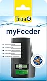 Tetra myFeeder Futterautomat für Zierfische im Aquarium, anthrazit, inklusive Batterien