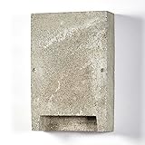 HASSELFELDT Fledermausstein aus Holzbeton | Wetterfest | Fledermausquartier | Fledermauswochenstube | Großraumhöhle | Sommerquartier | Fledermauskasten | Fledermaus-Haus | Selbstreinigend