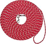 TRIXIE Welpenleine XXS–XS, 8 m ø 4 mm in rot - Trainingsleine für junge Hunde - für Welpen und sehr kleine Hunde - 19940