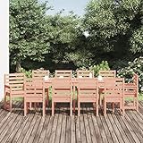 LAPOOH 11-TLG. Garten-Essgruppe Massivholz Douglasie, Esstisch Mit Stühlen Set, Gartenmöbel Sitzgruppe, Balkon Möbel, Gartenlounge Set, Terrassenmöbel, Balkonmöbel Set - 3154724