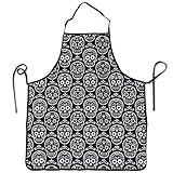 Küchenschürzen für Frauen, niedliche Kellnerin, wasserdichte Arbeitsschürze zum Kochen, Backen, Gartenarbeit - - Einheitsgröße