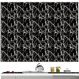 Missmisq Selbstklebende Wandfliesen - 10 Teilige Klebefliesen Für Küche | 58 cm x 30 cm Wasserdicht und Abziehbar Selbstklebende Tapetenfliesen für Arbeitsplatte Schrank Dusche Kamin Möbel und
