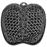 HONYIN Großes Fußwäscher Bath Massage Pad Fuss Wäscher Dusche mit Rutschfesten Saugnäpfen - Reinigt, Peeling, Massiert Ihre Füße Ohne Bücken, Fußkreislauf & Entlastet müde Füße (28 x 28 cm)