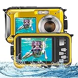 Aomdom Unterwasserkamera, Wasserdichte HD 2.7K Kamera, 48MP 16X Digitalkamera, Tauchen Anti-Shake Kamera