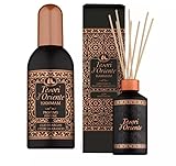 Tesori d'Oriente Hammam Duft-Set – Zwei in Einem: 1X Eau de Toilette 100 ml & 1X Aromatic Duftdiffuser 200 ml – Orientalisches Raumduft Wellness-Set, Geschenkset für Damen und Raumduft mit Stäbchen