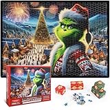 2025 Puzzle Adventskalender für Erwachsene und Kinder, 24 Boxen 1008 Teile Puzzle Weihnachts Countdown Geschenke, Adventskalender Weihnachts Deko Innen