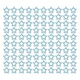 Star Shape Paper Clips 100pcs | Protective Metallic Blue for Office/School/Craft | Plating Process, Featherweight & Long - lasting
