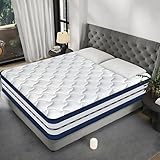 Luxus Matratze 140x200 cm Härtegrad H3, Ergonomische 7 Zonen Kaltschaummatratze Latex-Matratze, Öko-Tex Zertifiziert Matratzen Höhe 25 cm, Rückenentlastende, Hypoallergen, Atmungsaktiv, Dauerhaft