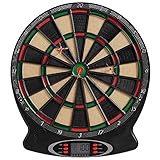 Best Sporting Dartscheibe elektronisch London I elektronische Dartscheibe mit LED-Anzeigen I E-Dartscheibe mit 6 Dartpfeilen & Ersatzspitzen I hochwertiger Dartautomat I Dart für 8 Spieler