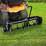 AJJHUUKI Rasen & Garten - Outdoor Elektrogeräte - Rasenbelüfter & Dethatcher - Rasenbelüfter für Aufsitzmäher 102cm