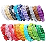 RUNYU 3D Stift Filament PLA Filament 1,75mm - 20 Farben, je 10M, Insgesamt 200M, 3D Stift Farben, 3D Pen Refills PLA Filament, 3D Stift Zubehör, 3D Druck Stift Filament für 3D Drucker